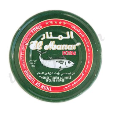 El Manar Extra Whole Tuna In Olive Oil 160G